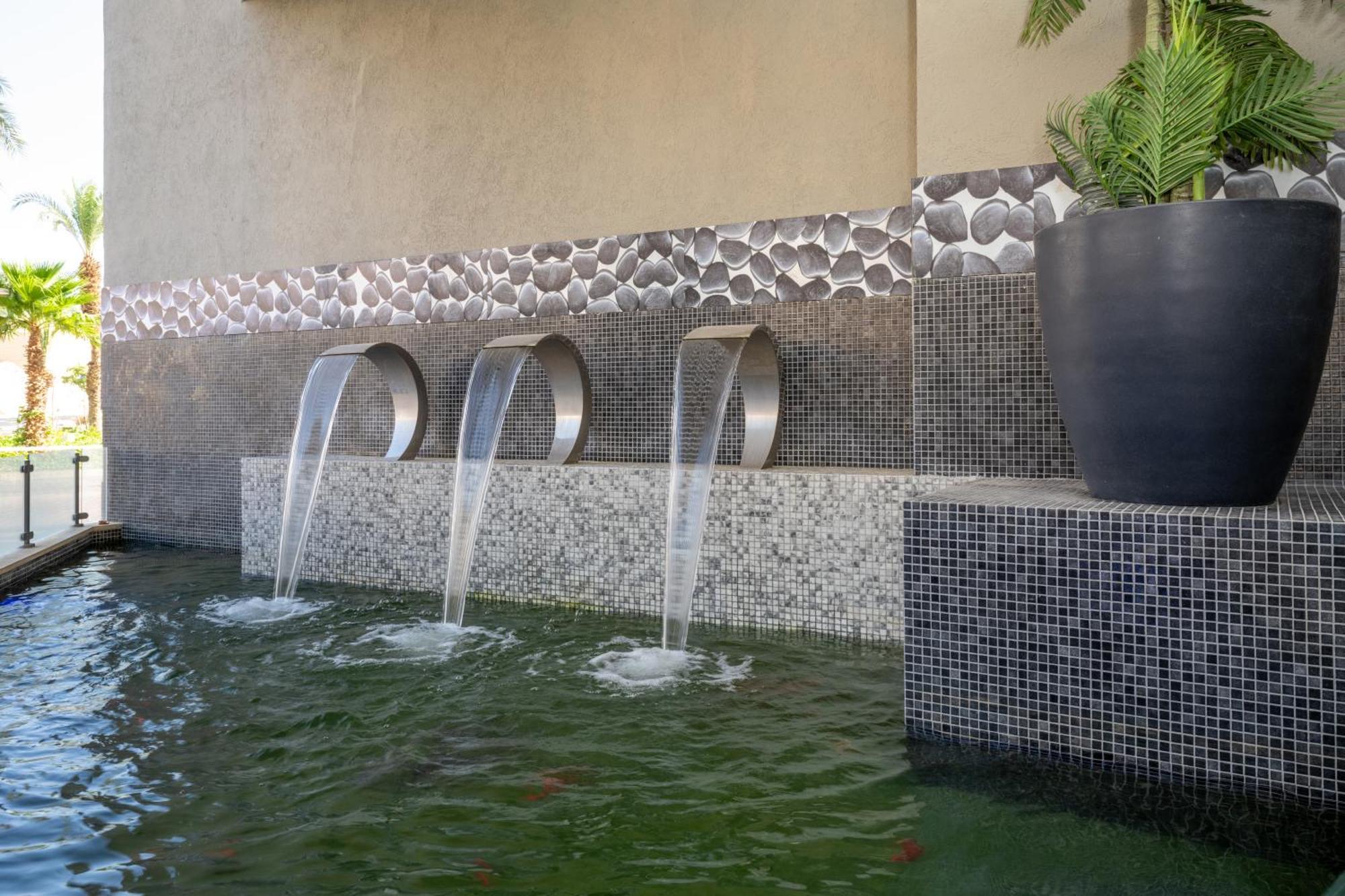 Leonardo Club Hotel Dead Sea Neve Zohar Exteriér fotografie A water feature